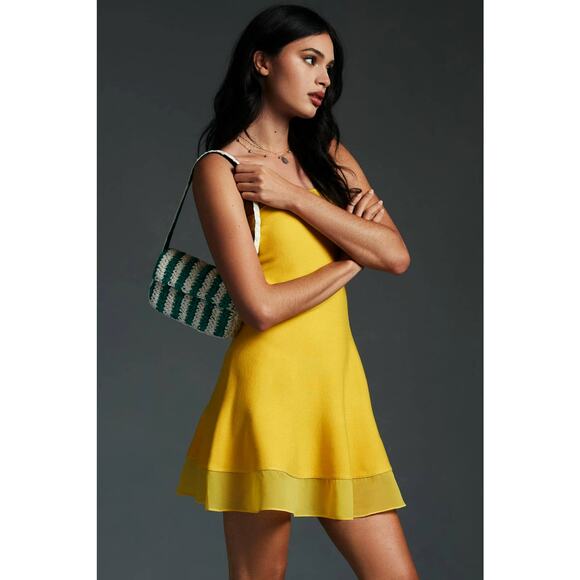 Anthropologie Dresses & Skirts - NWT Anthropologie Strapless Yellow Mini Dress - Size Medium